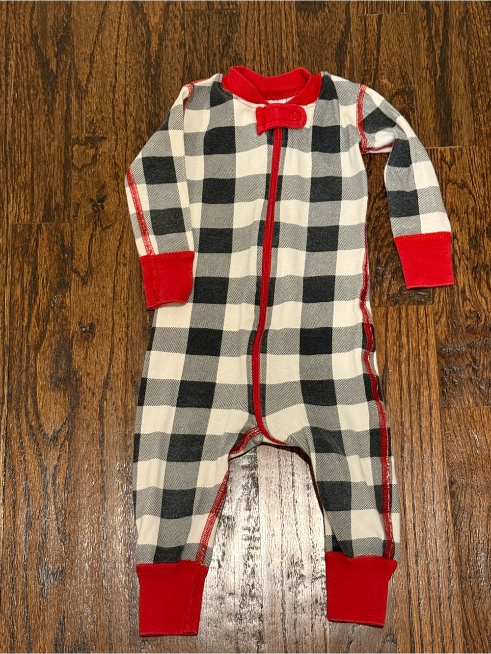 Baby Hanna Andersson Christmas Plaid Sleeper 6/12 Months